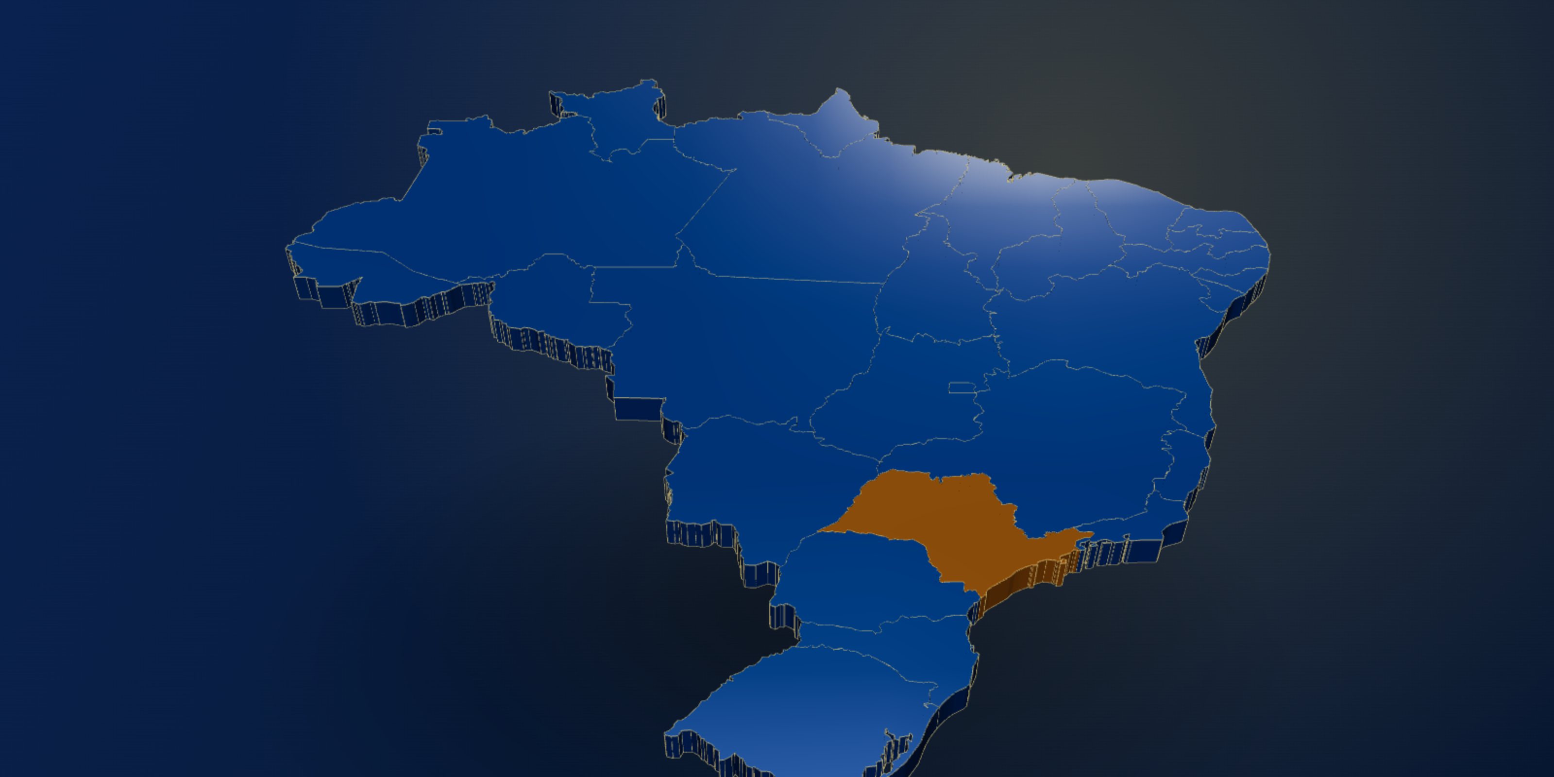 Brasil em Dados: universo 3D